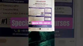 Thumbnail: Special MBA courses 2026