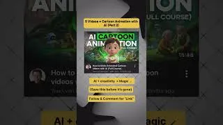 Thumbnail: The future of animation is here  #aitools   #AIAnimationTools #cartoon  #AIContentCreation