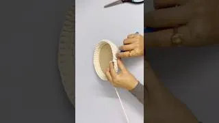 Thumbnail: DIY Beautiful Macrame Basket Tutorial #diy #basket #orgnizer #tutorial
