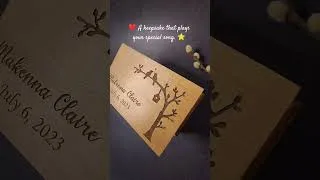 Thumbnail: This Personalized Music Box Plays Your Song ❤️🎵 | Unique Gift Idea