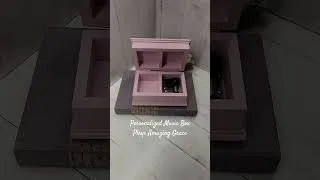 Thumbnail: Personalized Music Jewelry Box Playing Amazing Grace | Christian Gift Idea