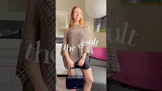 Thumbnail: from yarn to final result, I’m so proud of this gorgeous poncho! checkout my easy poncho tutorial !!