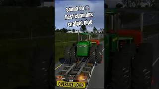 Thumbnail: LOUDEST Cummins Straight Pipe in ATS! 🔊 (John Deere 8850 Haul)