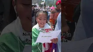 Thumbnail: Niña lee carta para la Presidenta Sheinbaum. Se llama Antonela. Se vale llorar.