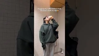 Thumbnail: chugging my coffee before work because I work in a lab…