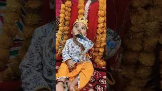 Thumbnail: नटखट कान्हा, सबके मन को भाया 💙#shorts #janmashtami❣️