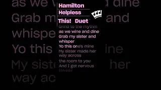 Thumbnail: Hamilton - Helpless (Mini Karaoke) One of musical theatres greatest love songs! ❤️