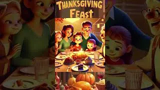 Thumbnail: Sing Along Thanksgiving with Turkey Pie and Grateful Hearts #HolidayMusic #KidsCartoon #Shorts