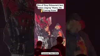 Thumbnail: One of Ozzy Osbourne’s last times singing “Mama, I’m Coming Home”. #cleveland  #ozzyosbourne #ozzy