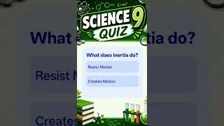 Thumbnail: G9 – Law of Inertia #education #science #term1 #Science9