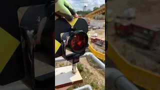Thumbnail: Round prism control point 🏗️ #civilengineering #totalstation