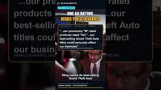 Thumbnail: Take-Two's Filing Says One Rating Could Force Grand Theft Auto to Change #Shorts
