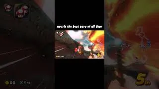 Thumbnail: nearly the best save of all time #shorts #mariokart