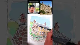 Thumbnail: Sketch A Stone Cottage!