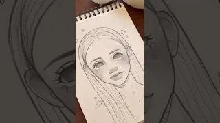 Thumbnail: Drawing face #art #drawingprocess #pendrawing #sketch
