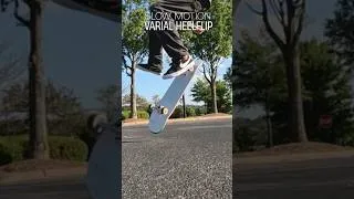 Thumbnail: 🤯 SMOOTH Varial Heelflip Slow Motion (ASMR Skateboard Trick) #skate #heelflip