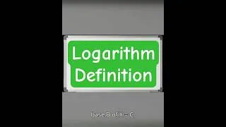 Thumbnail: Logarithms Definition