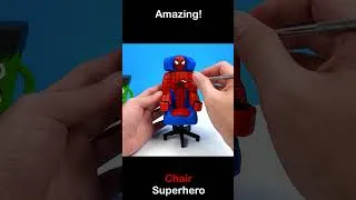 Thumbnail: Making Chair Superheroes Spider-man, Hulk with Polymer Clay #Short