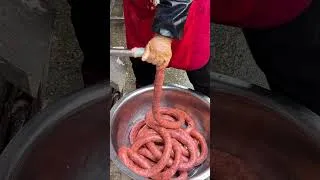 Thumbnail: Filling & Tying Sichuan Sausages | Traditional Street Food #streetfood