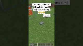 Thumbnail: Jack Black Minecraft Mod??? #minecraft #memes #minecraftmods #funny #gaming #mods #minecraftmovie