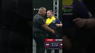 Thumbnail: Luke Littler suffers Players Championship 27 quarter-final exit with loss to Jermaine Wattimena