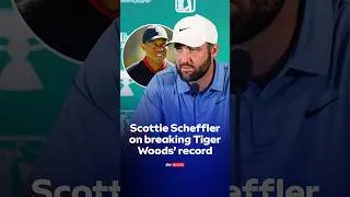 Thumbnail: Scheffler on the possibility of breaking Tiger Woods' record for most money earned on PGA Tour 👀💰