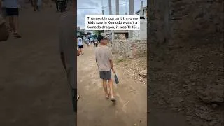 Thumbnail: The real moments of traveling. This is what it's all about 🫶🏼 #familytravel #komodoisland #short