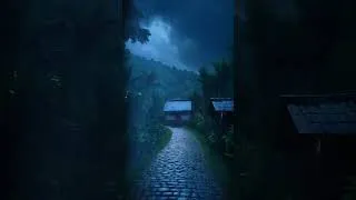 Thumbnail: Rain Sounds To Relax In 30 seconds 🌧️ #rain #thunderstorm #rainsounds #sleep #cozy #thunderstorm