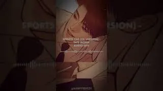 Thumbnail: sports car (cd version) || tate mcrae [edit audio]