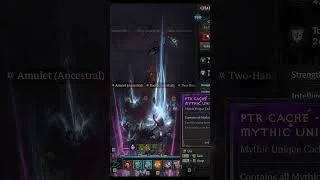 Thumbnail: Hundreds of Mythic Uniques in 30 Seconds - Diablo 4 Season 14 PTR #diabloiv #diablo4