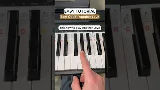 Thumbnail: How to play Another Love Easy Tutorial #piano #easytutorial #anotherlove