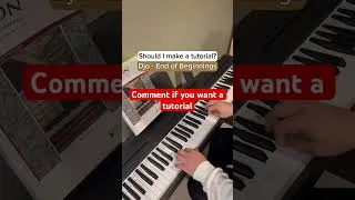 Thumbnail: Should I make a tutorial for End of Beginnings? #piano #easytutorial #pianotutorial