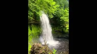 Thumbnail: 🍃 Glencar Waterfall, Leitrim 🇮🇪 | Ireland’s Hidden Natural Gem 🌊 #Shorts