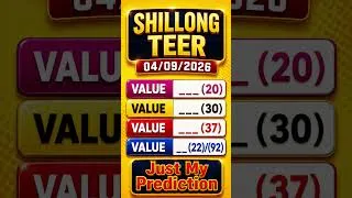 Thumbnail: Shillong Teer Target 04/09/2026 #Shillongteer#Sltargetkokborok