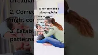 Thumbnail: “Never wake a sleeping baby!” 👀 We’ve all heard it… but there are actually times when waking your