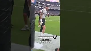 Thumbnail: Maxx Crosby getting ready for Raiders practice inside #AllegiantStadium #raidernation