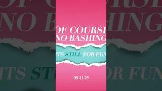 Thumbnail: I’ll be back next week with something extra fun! See you! #OfCourse #NoBashing #ItsForFun