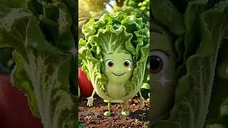 Thumbnail: 🥬 Meet Lettuce! | A Cute & Healthy Vegetable for Kids 🌱 | Fun 3D Animation