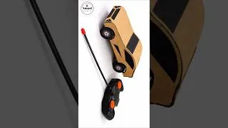 Thumbnail: DIY Carboard RC car #cardboardcraft #schoolproject #diy #rccar #craft #cardboardcar #rctoy