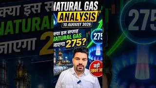 Thumbnail: Natural Gas Monday Analysis 10 August  2026 #naturalgas #trading #mcx #naturalgas