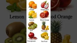 Thumbnail: Fruit Names in English | Vocabulary for Beginners#shorts