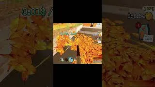 Thumbnail: My PC almost crash this time #shorts | roblox #cleanalltheleaves #roblox