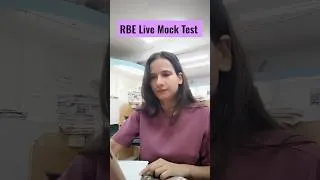 Thumbnail: RBE Live Mock 📝📚(29-30 Aug)@RBERevolutionByEducation #ssc #ssccgl #mocktest #shorts #shortvideo