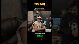 Thumbnail: Real vs Fake POKÉMON CARD 👾 How to check!!!