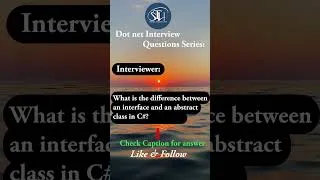 Thumbnail: What is the difference between an interface and an abstract class in C#?