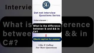 Thumbnail: What is the difference between & and && in C#, and when should you use each?
