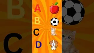 Thumbnail: Don’t Miss This ABC Song 🍎 | A for Apple B for Ball (Kids Love This!) #shorts