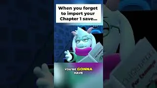Thumbnail: When you forget to import your CH 1 save file...