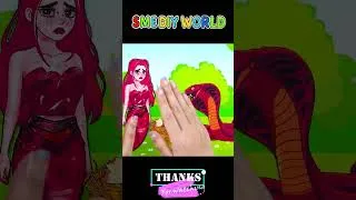 Thumbnail: 💖Paper DIY💖 KPOP DEMON HUNTERS Mira Snake girl colorful  Hair + Makeup + Fashion P.t1 #short