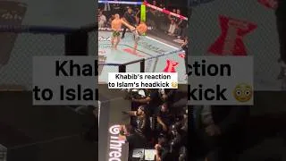Thumbnail: Khabib’s reaction to Islam’s headkick 😳